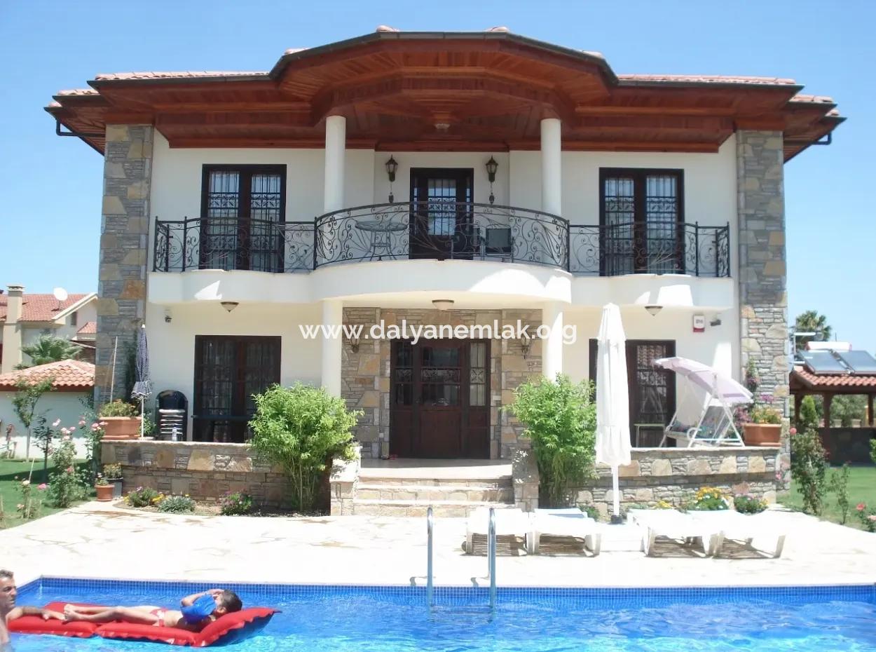 In Dalyan Gülpınar Dalyan Villa For Sale Luxury Villa In Plot Of 800M2 Within The Recommended 4 1